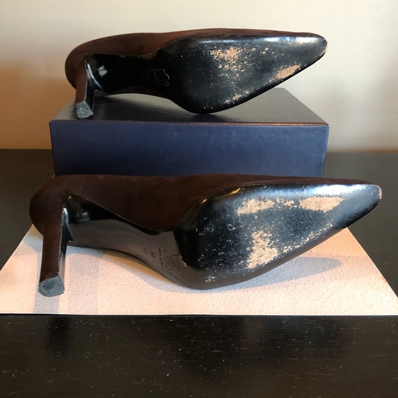 YSL Brown Suede Pumps - Picture 5 of 5